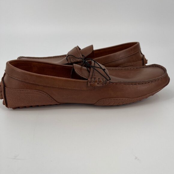 Unlisted by Kenneth Cole Owen Belt Driver Loafer Size 11M Cognac Brown Slip On - Picture 7 of 12